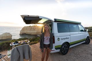 California Beach an der Küste der Algarve