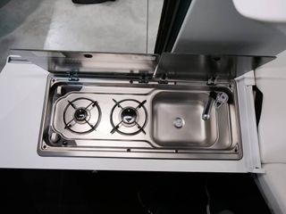 VW Grand California 600 kitchen