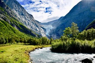 Der Briksdalbreen in Norwegen.